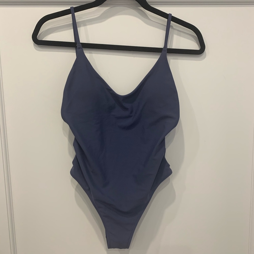 Dusty Blue Swimsuit